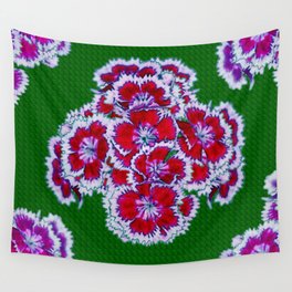 Flowers in 3D ... Wall Tapestry