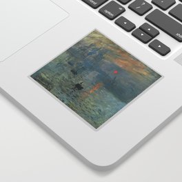 Claude Monet – Impression soleil levant – impression sunrise Sticker