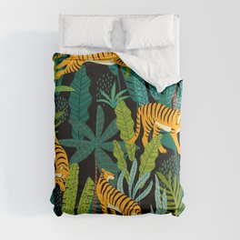 Tigers In The Jungle Comforter