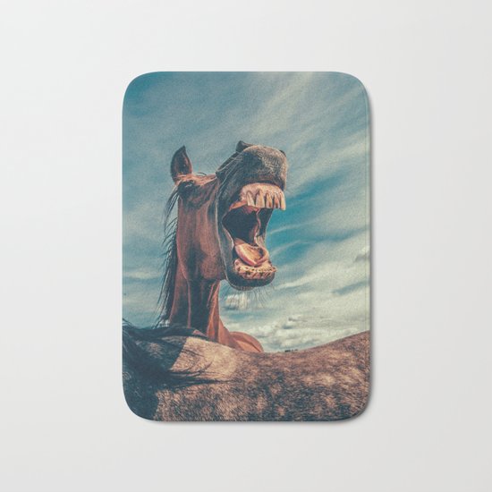 Horse smile Bath Mat