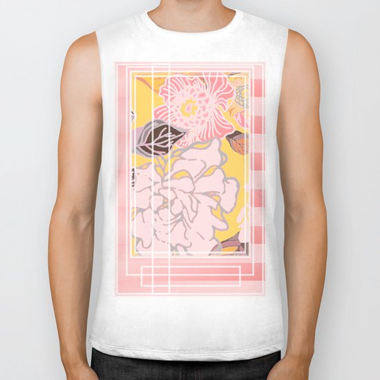 Jungle Blossoms Biker Tank