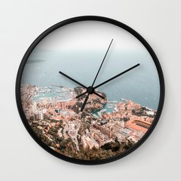 Monaco Summer Coast Wall Clock