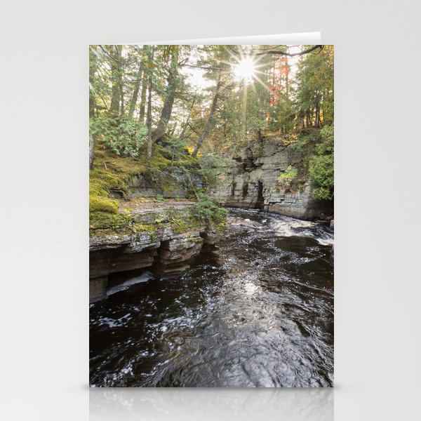 Sturgeon River Canyon in Michigan's Upper Peninsula Stationery Cards