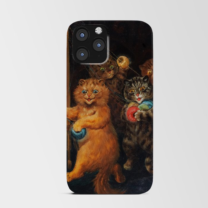 The Maypole by Louis Wain iPhone Card Case