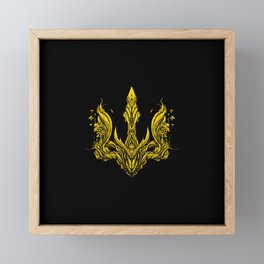 Ukrainian Trident Framed Mini Art Print