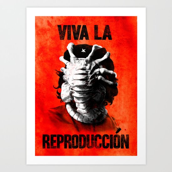 CHE-HUGGER Art Print