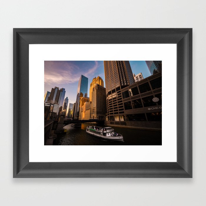 Chicago Riverscape Framed Art Print