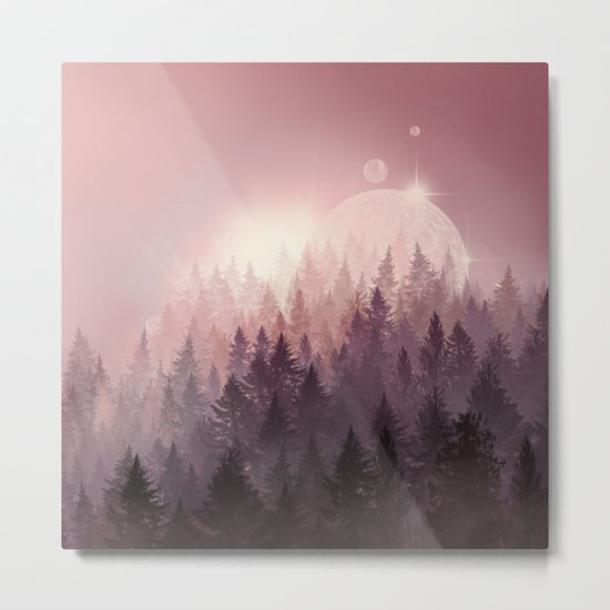 fantasy forest Metal Print