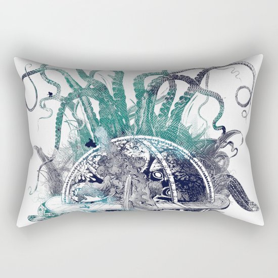 strange artefact amusement park Rectangular Pillow