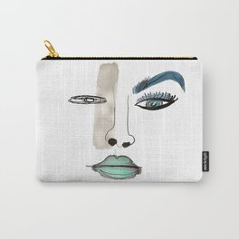 Runway Makeup by artist Brittany Minnes Carry-All Pouch