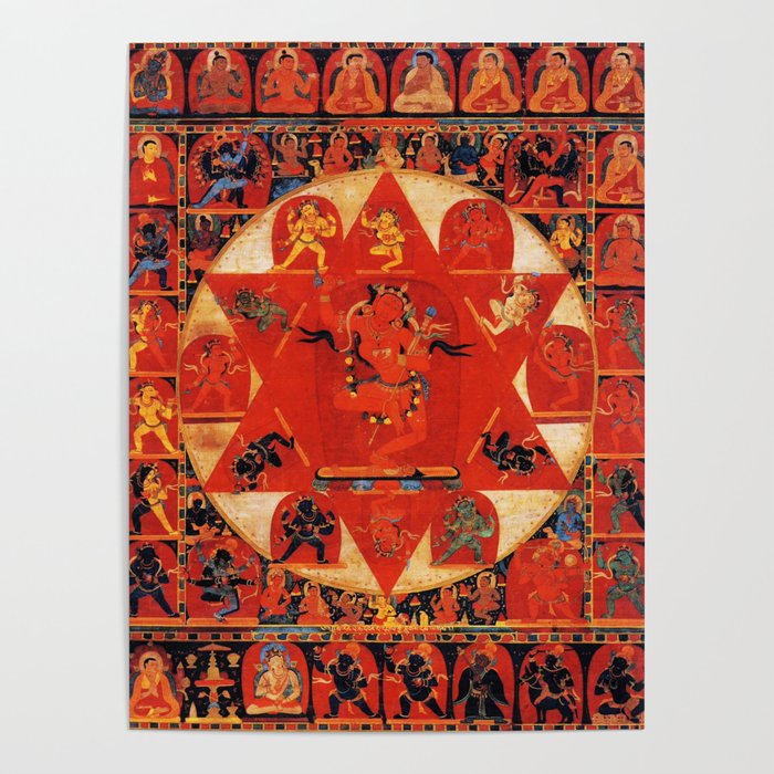 Mandala Buddhist 11 Poster