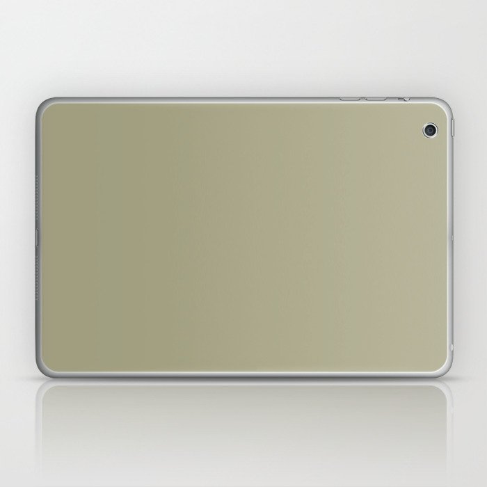 Medium Sage Green Solid Color Pairs Valspar America Dusty Olive 6005-4A  Laptop & iPad Skin