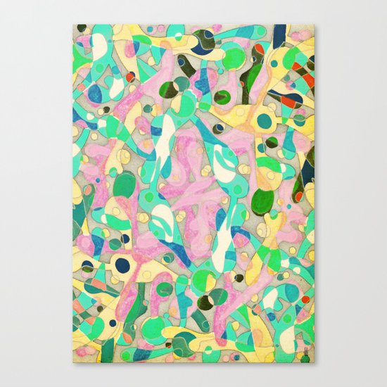 - pastel orgy - Canvas Print