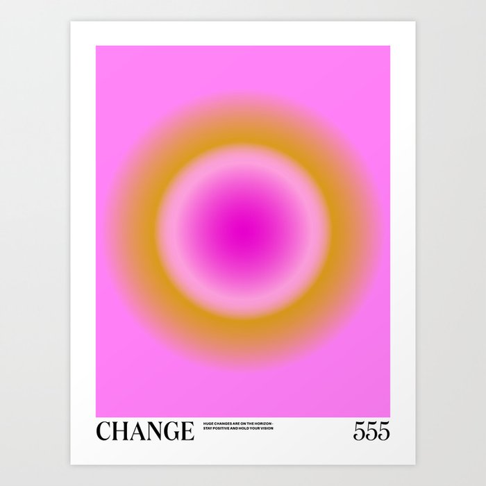 Angel Numbers: Change Art Print