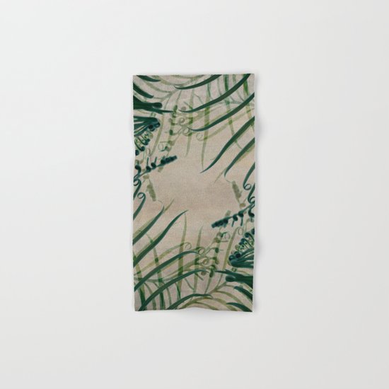 Cycas Leaves Abstract Hand & Bath Towel