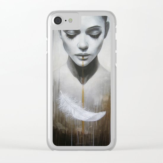 plume Clear iPhone Case