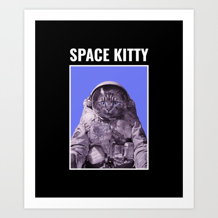 Space Kitty Art Print