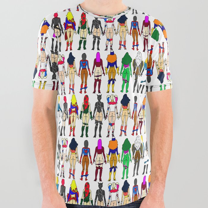superhero graphic tees