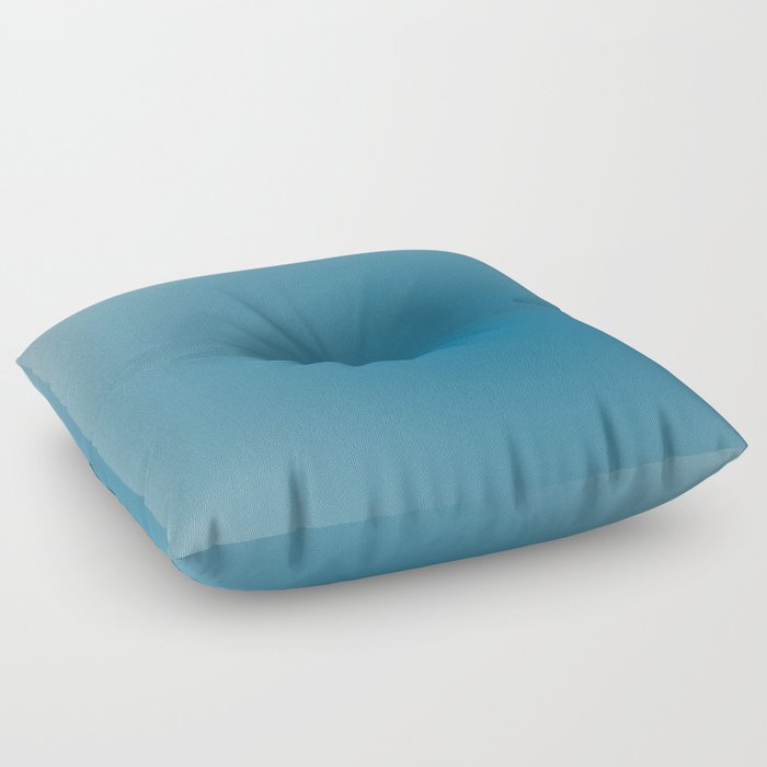 Modern Blue Gradient Ombre Abstract Pattern Floor Pillow