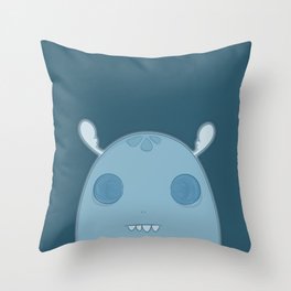 Blue. Throw Pillow