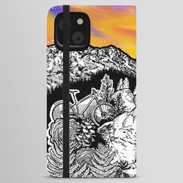 Mountain Collage Sunset iPhone Wallet Case