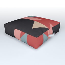 Red Star - Style Me Stripes Outdoor Floor Cushion
