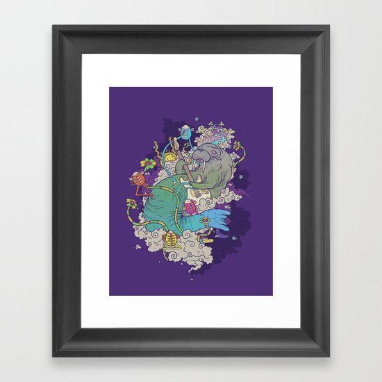 Trip of a lifetime Framed Art Print