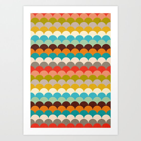 Autumn Frolic, Harvest Hues Art Print