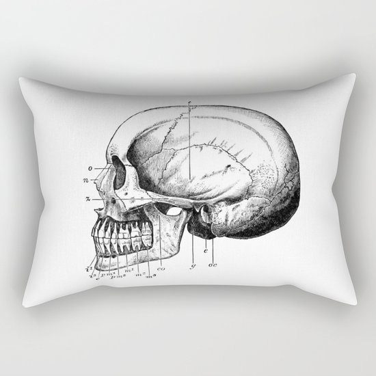 Skull 3 Rectangular Pillow