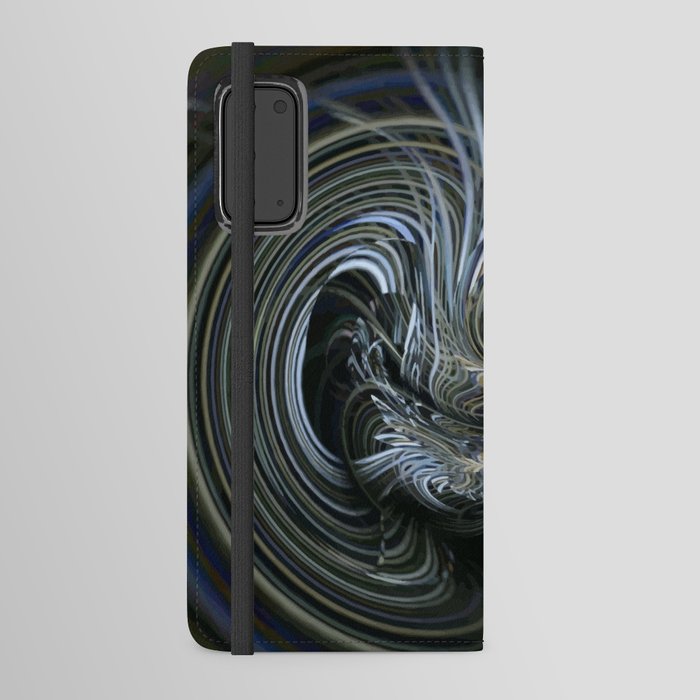 Lightning Glass Flame Android Wallet Case