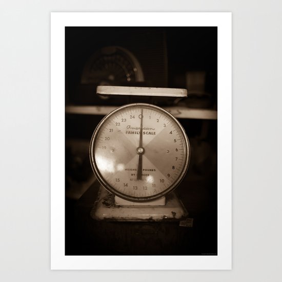 American Family Scale Art Print