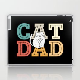 Cat Dad Laptop Skin