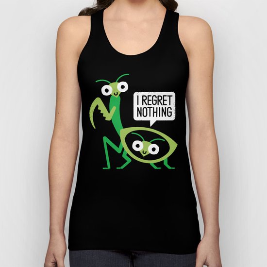When a Mantis Loves a Woman Unisex Tank Top