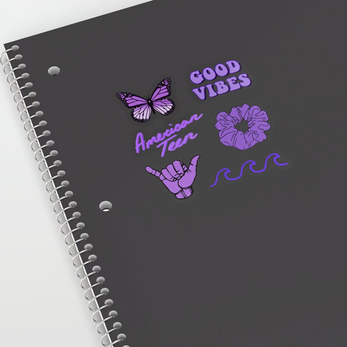 Purple Aesthetic Notebook: Good Vibes by McTerrell, Ryan M