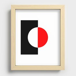 Circle and abstraction 70 Recessed Framed Print