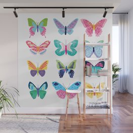 Colorful Butterflies  Wall Mural