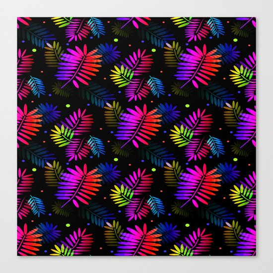 Splashy Tropics Canvas Print