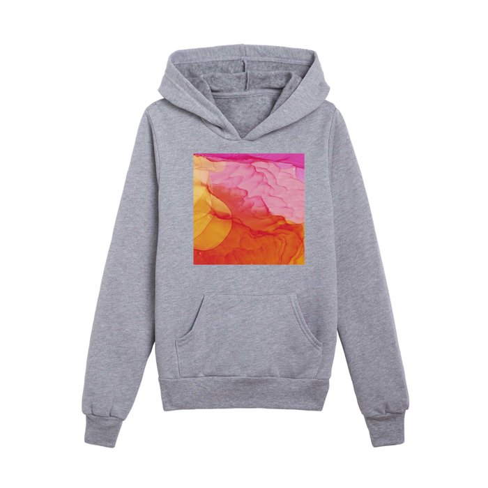 Abstract explosion Kids Pullover Hoodie