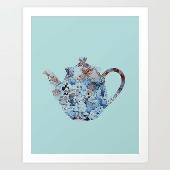 Blue mountain Art Print