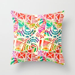 Aquarelle abstract I Throw Pillow