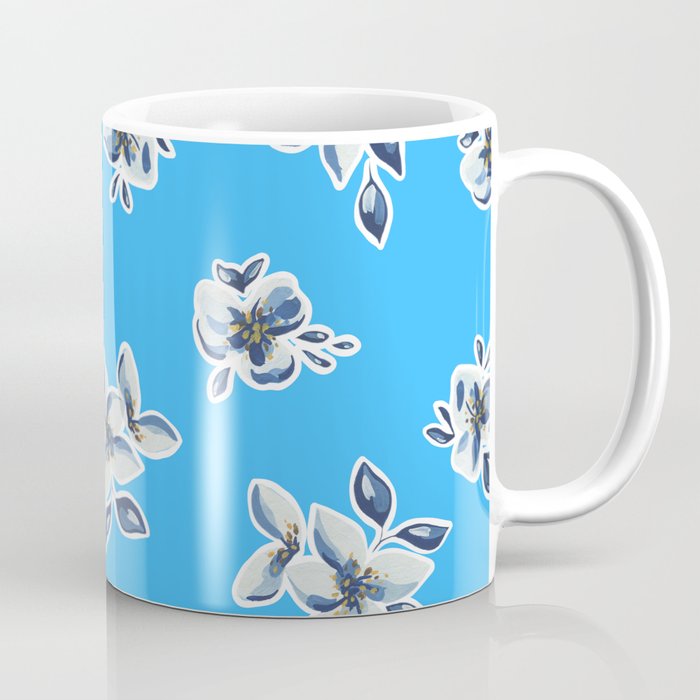 Blue Flowers Coffee Mug