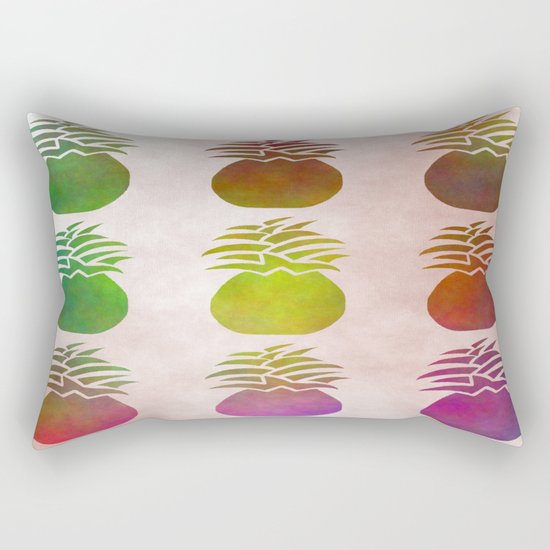 Pineapple Pattern Rectangular Pillow