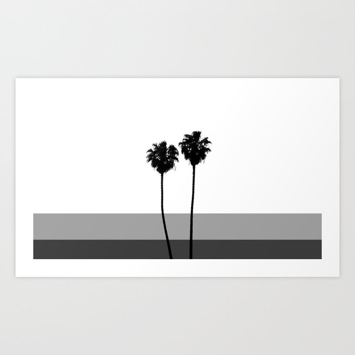 Classic Palm Trees Art Print