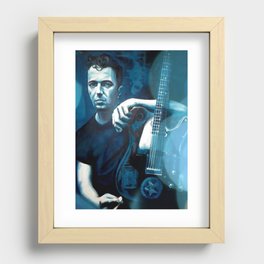 Joe Strummer of The Clash Recessed Framed Print