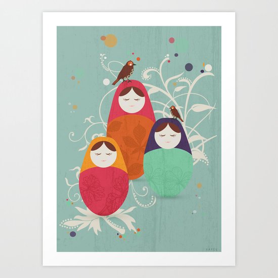 Matryoshka II Art Print