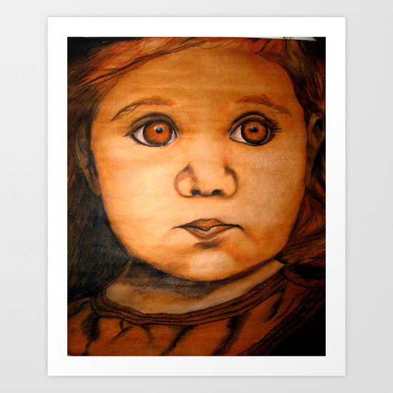 Little girl Art Print