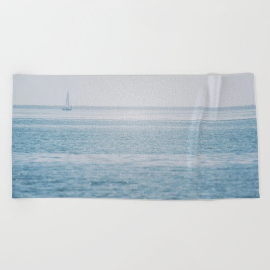Shimmering Sea Beach Towel