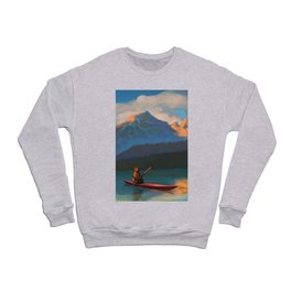 Kayaking Bear Crewneck Sweatshirt
