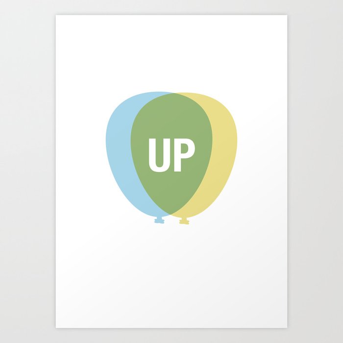 UP Art Print by Oli Phillips | Society6