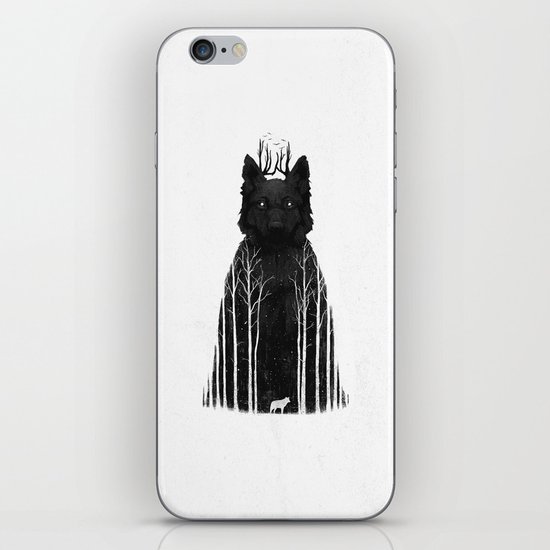 The Wolf King iPhone Skin
